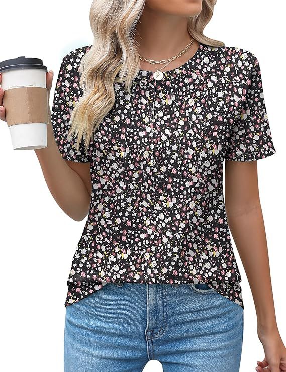 Tops | Pure Cotton Printed T-Shirt  – Womens Clothing Tops