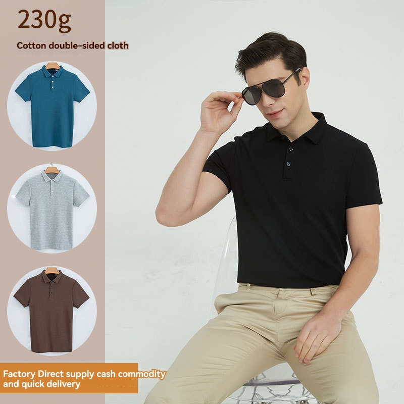 Tops, T-Shirts & Polos | 2 Pack Pure Cotton Polo Shirts  – Mens Clothing Mens