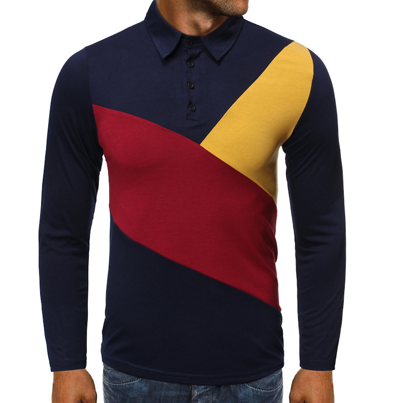 Tops, T-Shirts & Polos | Cotton Rich Piqué Long Sleeve Polo Shirt  – Mens Clothing Mens