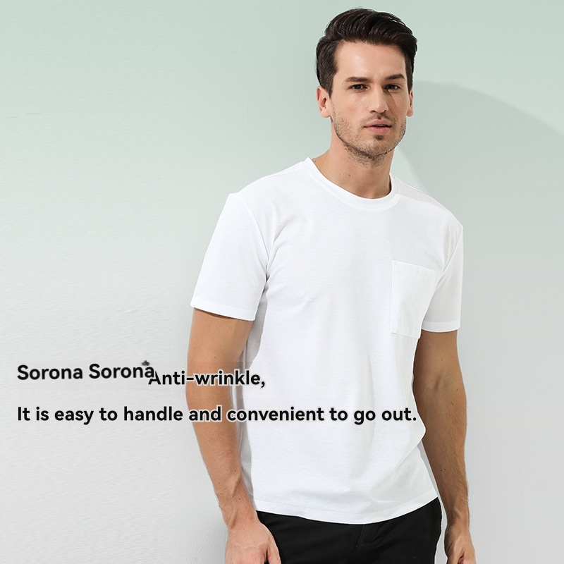 Tops, T-Shirts & Polos | Pure Cotton Midweight Pocket T-Shirt  – Mens Clothing Mens