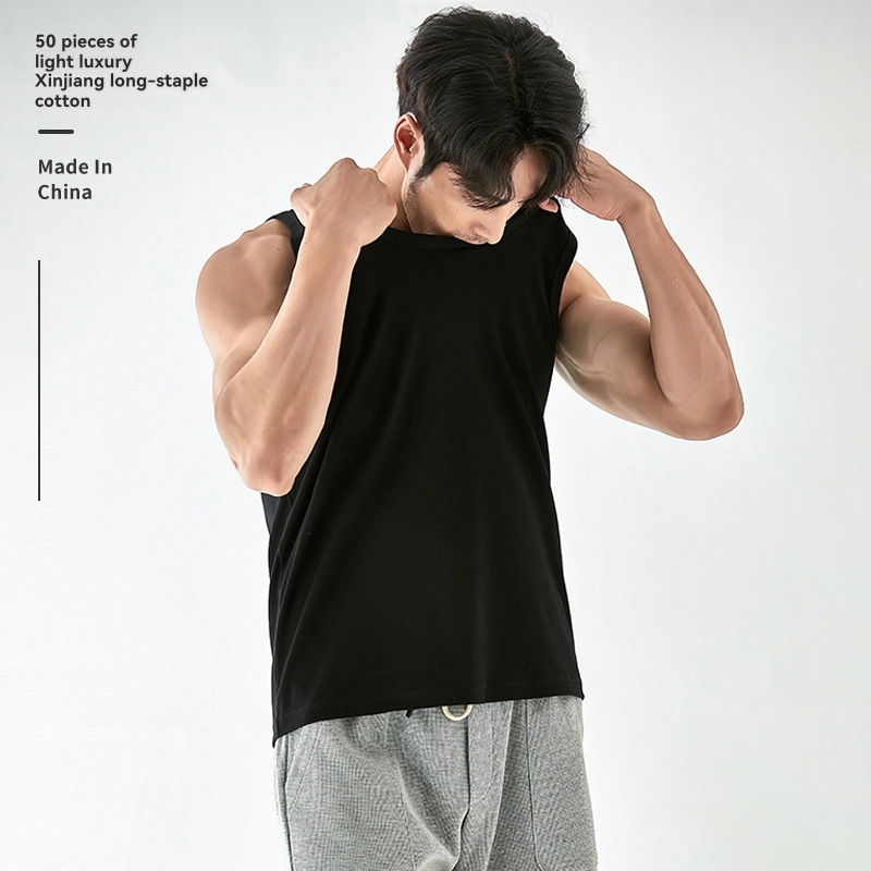 Tops, T-Shirts & Polos | Pure Cotton Tank Top  – Mens Clothing Mens