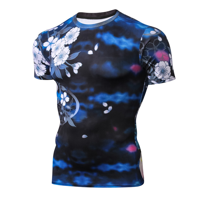 Sportswear & Activewear | Printed Scoop Neck Fitted T-Shirt  – Womens Clothing Sportswear & Activewear